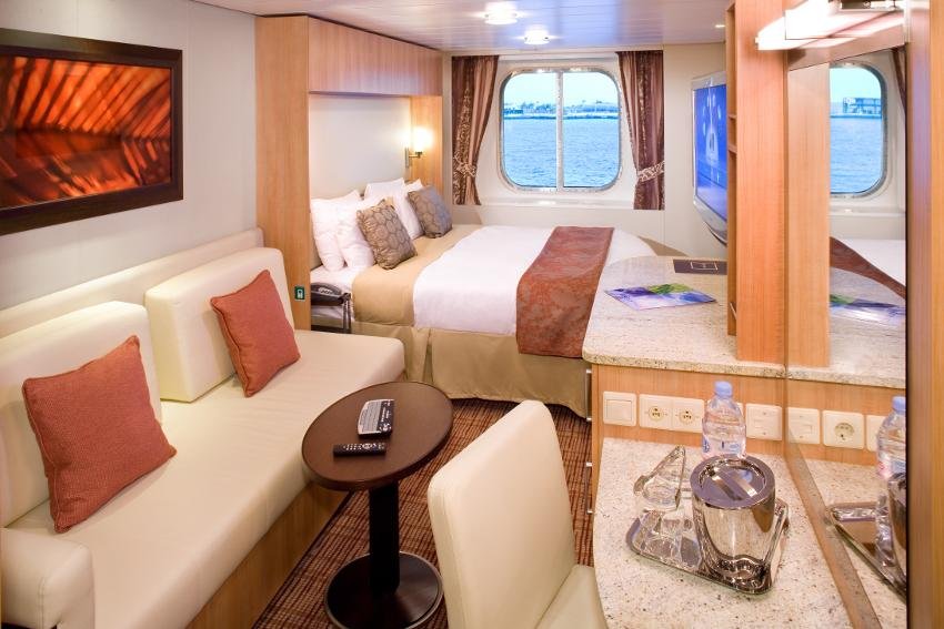 Каюта з вікном «Ocean View Stateroom»