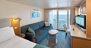 Каюта з балконом «Central Park View Balcony» (17 м² + балкон 5 м²)