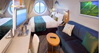 Каюта з вікном «Ocean View» (17 м&sup2)