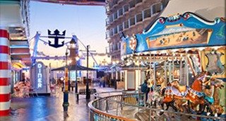 Каюта с балконом "Boardwalk View Balcony" (17 м² + balcony 4 м²)