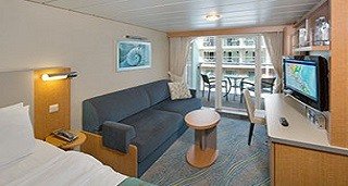 Каюта с балконом "Central Park View Balcony" (17 м² + balcony 5 м²)
