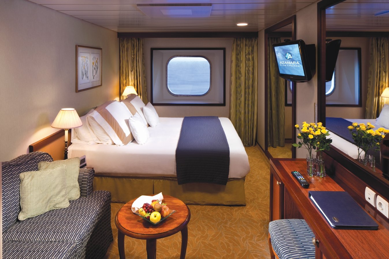 Club Ocean View Stateroom with window