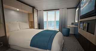 Каюта с балконом "Studio Ocean View Balcony" (11 м² + balcony 4м²)