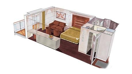 Deluxe Suite (YACHT CLUB) 28m²