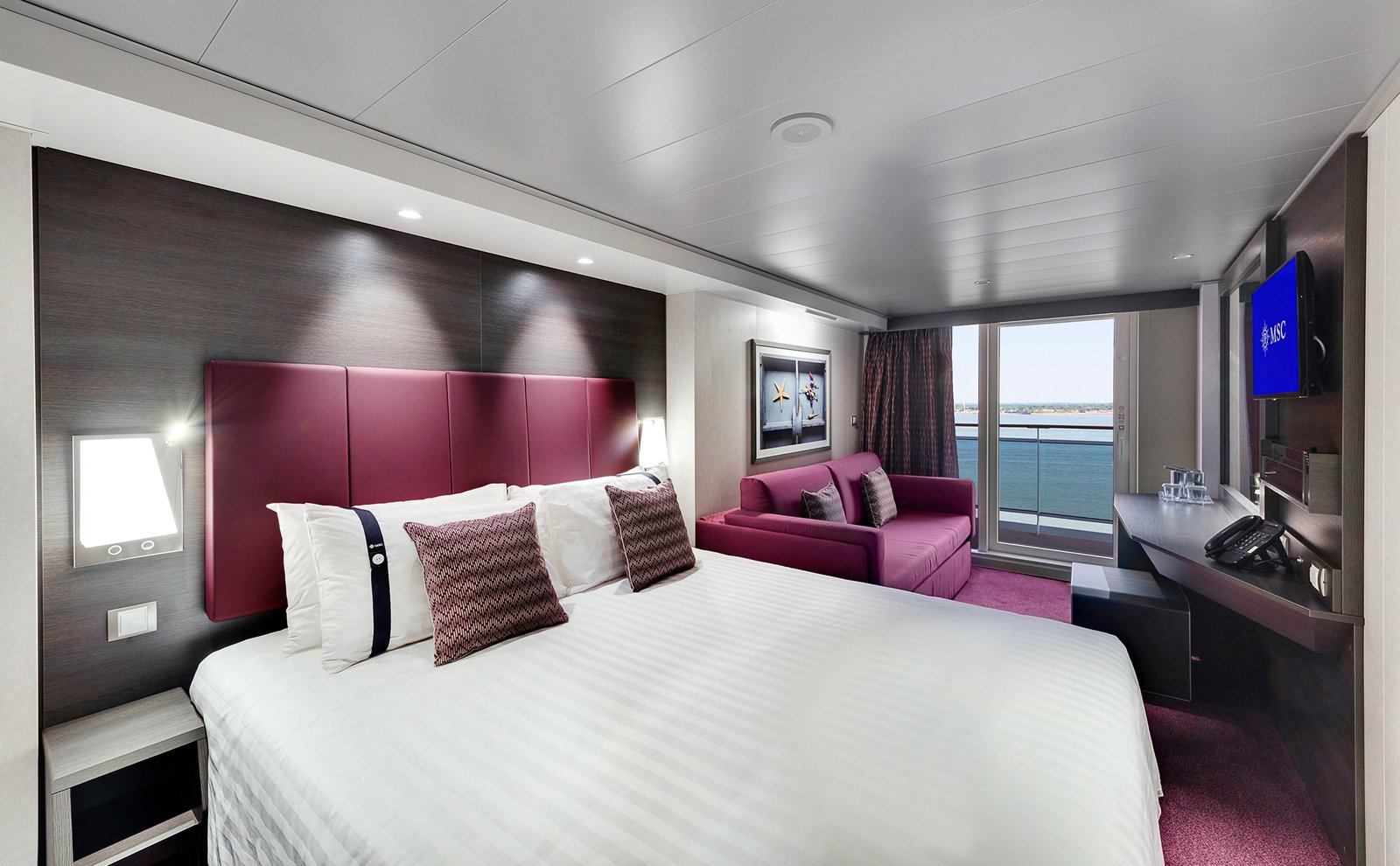 Balcony Cabin - “AUREA” 17 sq m (Decks 11-13)