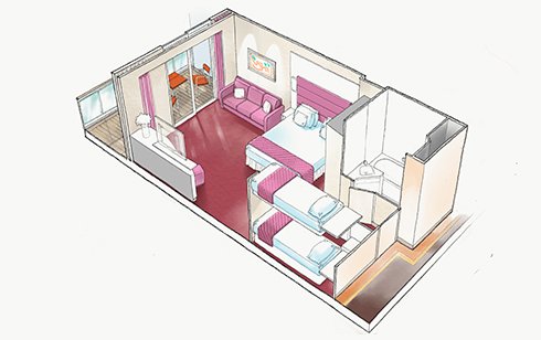 “FANTASTICA” suite (21–47 m²)
