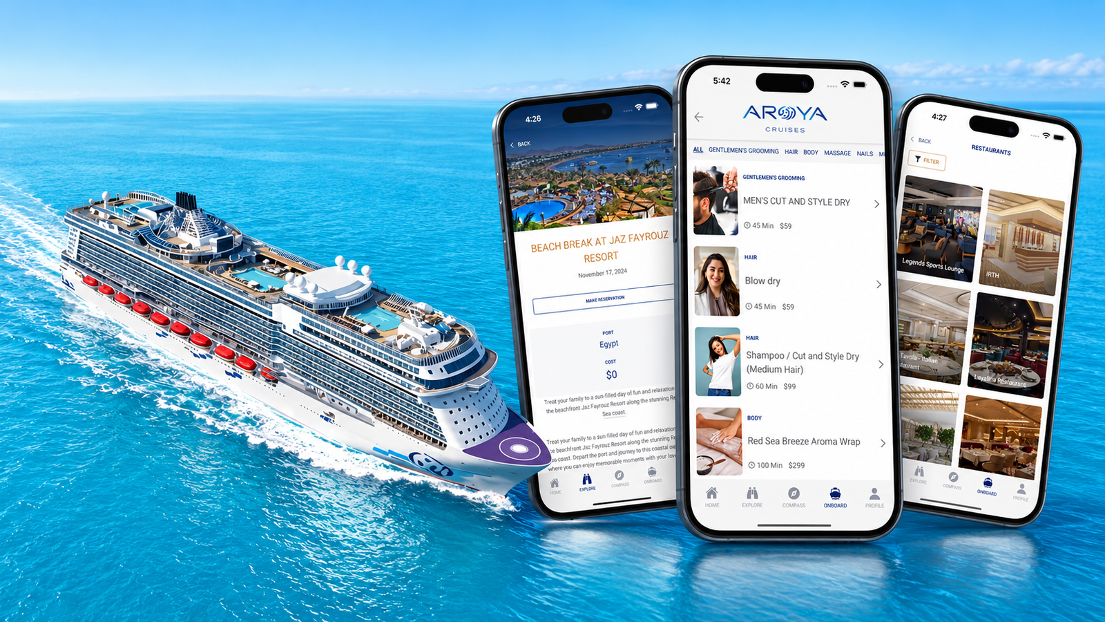 AROYA Cruises запустила мобильное приложение для бронирования и обслуживания пассажиров